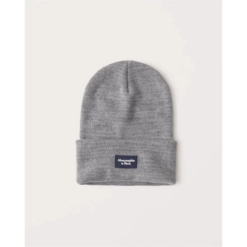 Мужская шапка Abercrombie & Fitch серая (AF8447M)