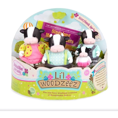 Набір фігурок Li'l Woodzeez Сім'я Корівок (6195)