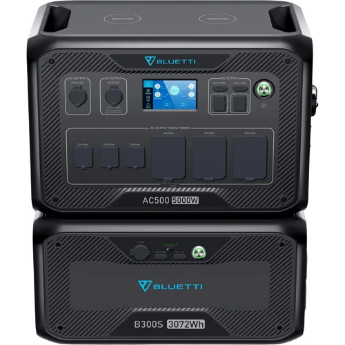 Зарядная станция Bluetti AC500 5000W + 3 Home Battery Backup B300S 9216Wh