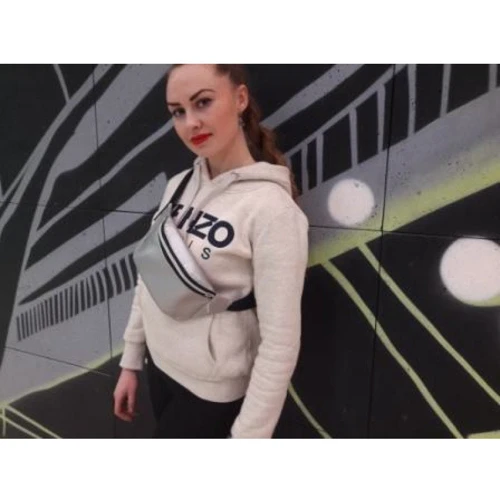 Женская поясная сумка Sambag Tirso MSSP серебристая (80114003): Тип ручки Поясной ремень, Без ручки