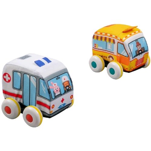 Машинки інерційні HUANGER у м'якому корпусі, 2 штуки (HE0240)