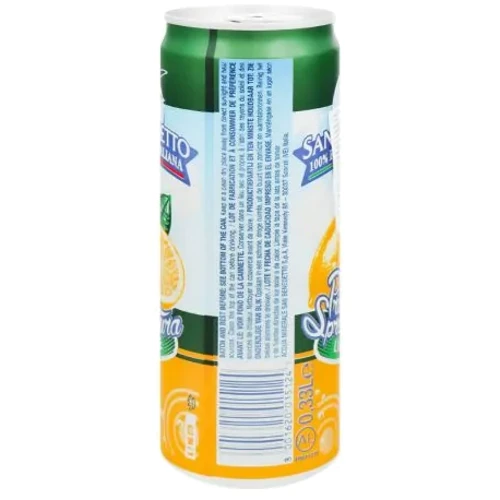 Упаковка сокосодержащего газированного напитка San Benedetto Prima Spremitura Limone 24х0.33 л (8001620015124_24): Объем, л 7.92