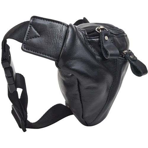Чоловіча поясна сумка Buffalo Bags чорна (SHIM8839A-black): Стать Мужской