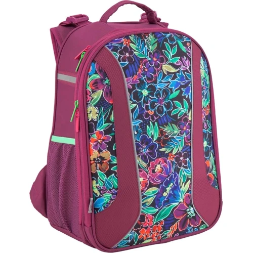 Рюкзак школьный каркасный 703 Flowery K18-703M-2: Возрастная группа от 7 до 14 лет