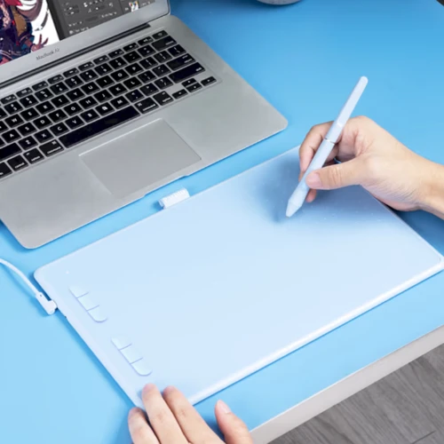 Графический планшет Parblo Ninos N10B Blue (N10BB): Рабочая поверхность 101.6 x 76.2 мм