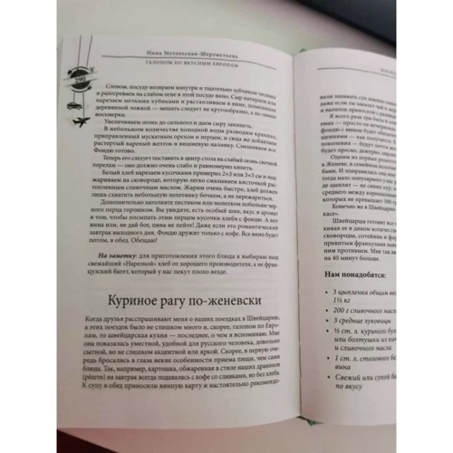 Інна Метельська-Шереметьєва: Галопом з смачних Європ. Велика кулінарна подорож: ISBN 978-5-04-113377-1