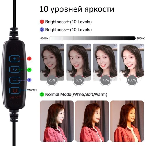Кольцевая USB LED лампа Puluz PU397 10.2" (PU397): Производитель Puluz