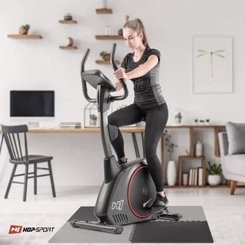 Мат и коврик для тренажера Hop-Sport EVA 2см HS-A020PM - 4 частей красно-черный фото 11
