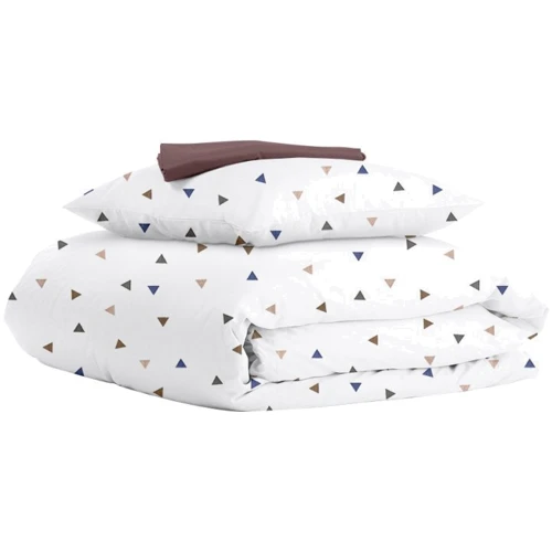 Комплект постельного белья Cosas Delta Color Chocolate детский на резинке 110x140 см (DeltaColor_Chocolate_140): Тип постельный комплект