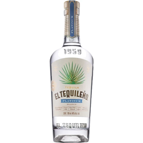 Текила El Tequileño Platinum Blanco, 0.7л 40% (WHS7501398100677)