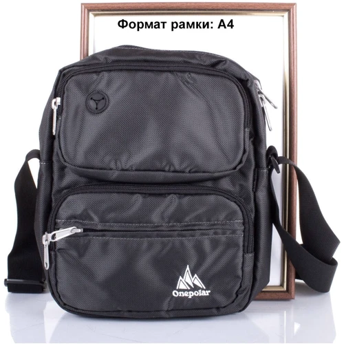 Мужская сумка через плечо Onepolar серая (W5630-grey): Пол Мужской