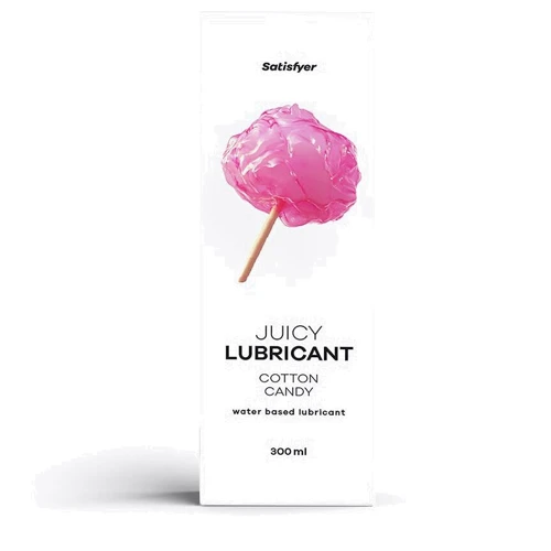 Лубрикант на водной основе Satisfyer Juicy Lubricant Cotton Candy water based 300 мл