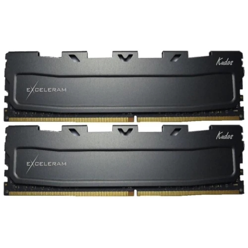 eXceleram DDR4 16Gb (2x8Gb) 2666MHz Black Kudos (EKBLACK4162618AD)