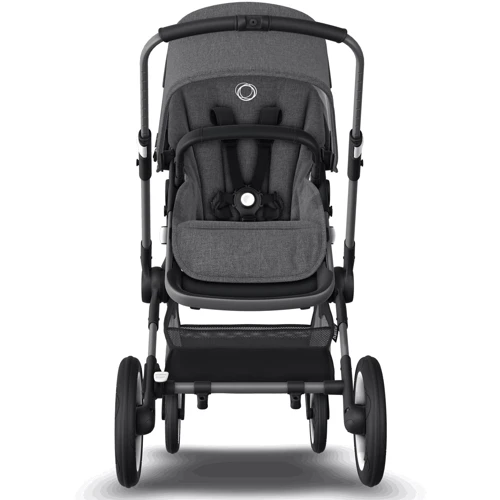 Универсальная коляска 2 в 1 Bugaboo Fox3 Graphite/ Grey Melange/ Grey Melange: Материал колес полиуретан