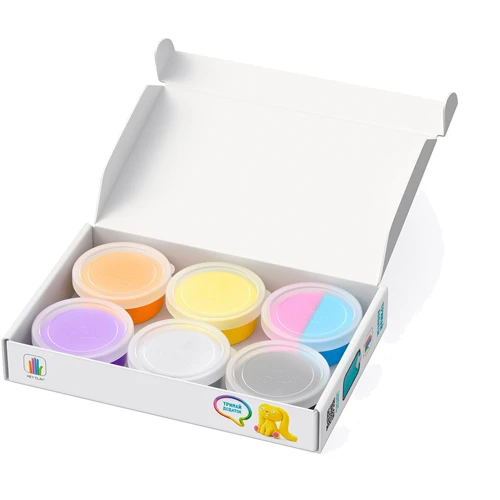 Набор пластилина Ліпака Пушистые любимцы: Сиамская кошка, зайчик, морская свинка (60046-UA01)