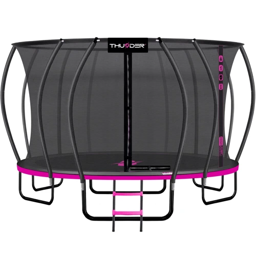 Батут Thunder Inside Ultra 16FT 490 см Black/Pink с внутренней сеткой (INSIDE-ULTRA-16FT-PINK)