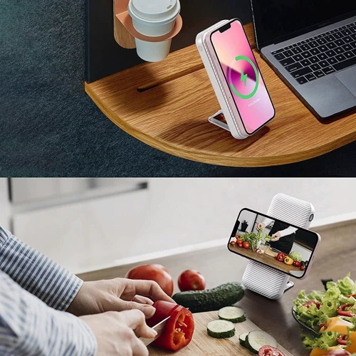 Зовнішній акумулятор iWalk Power Bank 20000mAh PowerStand Mag White (UBP20000M-WH): Вбудований кабель нет