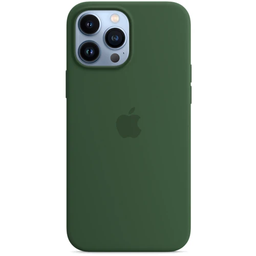 Чехол для iPhone Apple Silicone Case with MagSafe Clover (MM2P3) for iPhone 13 Pro Max: Материалы Силикон