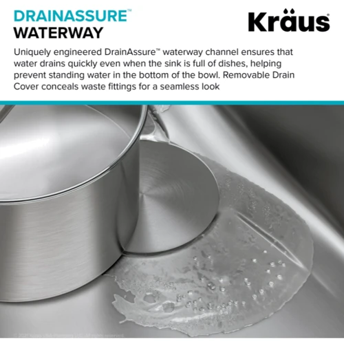 Кухонна мийка Kraus KD1US33B