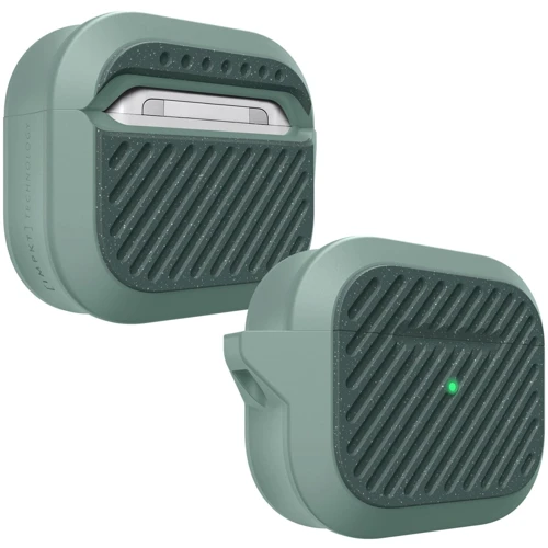 Чохол для навушників LAUT Capsule IMPKT with Belt Sage Green (L_AP4_CA_SG) для Apple AirPods 3 фото 2
