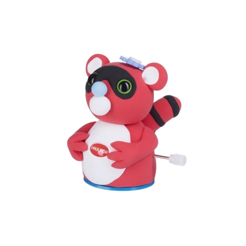 Маса для ліплення Paulinda Super Dough Circle Baby Єнот крутиться механізм, червоний (PL-081177-1): Виробник PAULINDA