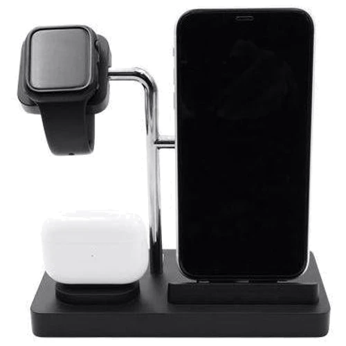 Док-станція Macally Dock Stand Black (MWATCHSTAND3) for Apple iPhone, Apple Watch and Apple AirPods