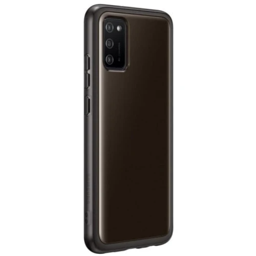 Чехол для телефонов Samsung Soft Clear Cover Black (EF-QA025TBEGRU) for Samsung A025 Galaxy A02s: Материал TPU (термополиуретан)