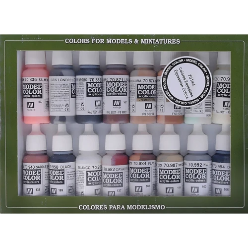 Набір фарб Vallejo Color Equestrian Colors 16 шт. (VLJ70144): Виробник Vallejo