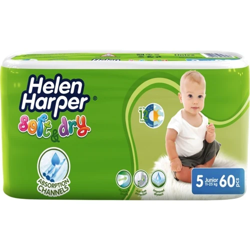 Helen Harper підгузники дитячі Soft & Dry 5 (11-25кг) 60 шт Junior