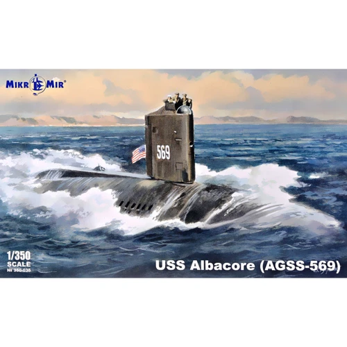 Модель Micro-mir Подводная лодка USS Albacore (AGSS-569) (MM350-036)