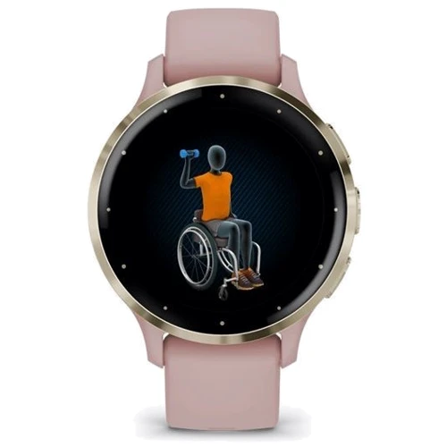 Смарт-часы Garmin Venu 3S Soft Gold Stainless Steel Bezel with Dust Rose Case and Silicone Band (010-02785-03): Особенности Бесконтактная оплата, Водонепроницаемые, Встроенный микрофон, Динамик (громкая связь), Функция звонк