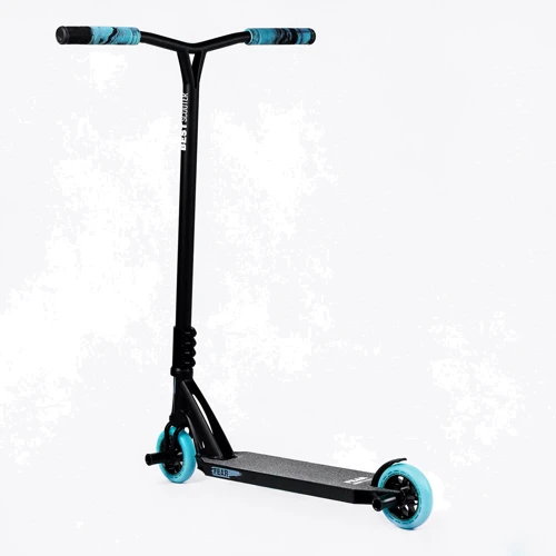 Самокат трюковий Best Scooter Fear Чорно-синій (112900): Конструкція рами цільна