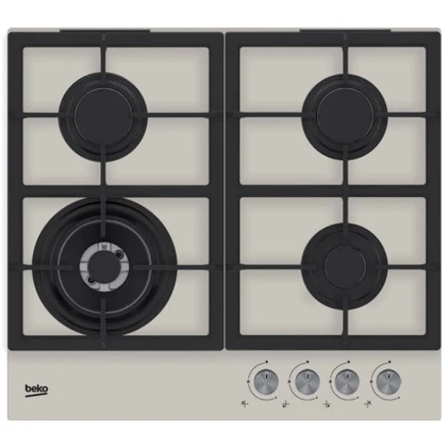 Варочная поверхность газовая Beko HILW64225SG: Рабочая поверхность стеклокерамика