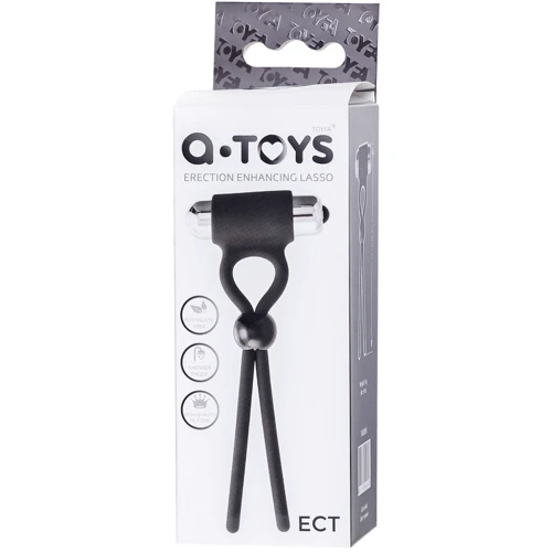 Эрекционная петля с вибрацией Toyfa A-Toys Erection enhancing lasso Ect