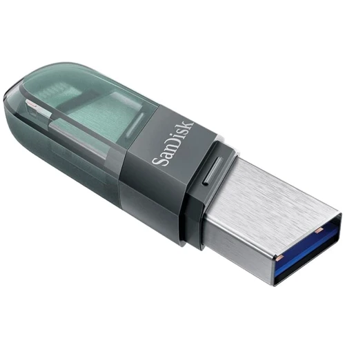 USB-флешка SanDisk 64GB iXpand USB 3.1 /Lightning (SDIX90N-064G-GN6NN): Объем памяти 64 GB