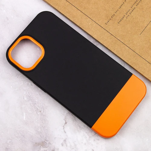 Чехол для iPhone Mobile Case TPU+PC Bichromatic Black / Orange for iPhone 12 / 12 Pro: Тип чехла накладка на заднюю часть