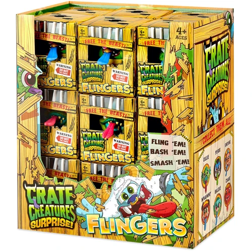 Интерактивная Игрушка Crate Creatures Surprise! Серии Flingers – Тента (551805-T) фото 3