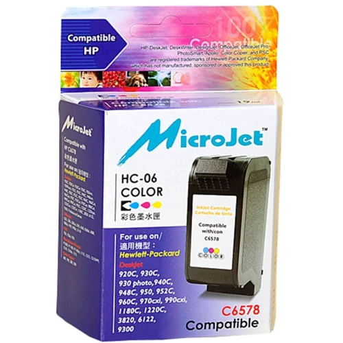 Картридж MicroJet для HP №78 Color для HP DJ 930C / 950C / 970C (HC-06)