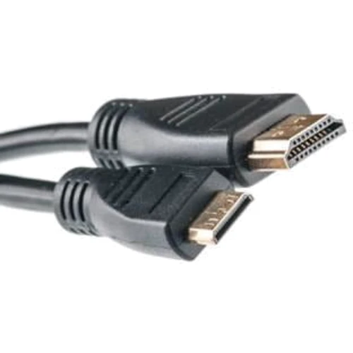 Кабель і перехідник PowerPlant HDMI для HDMI C (mini), 0.5m (KD00AS1192)