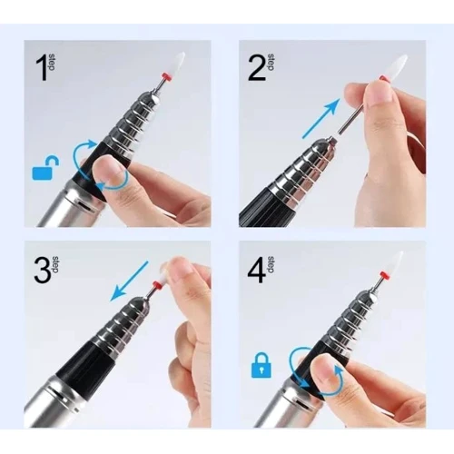 Фрезер для маникюра и педикюра SML Nail Sander M12 білий: Питание Сеть