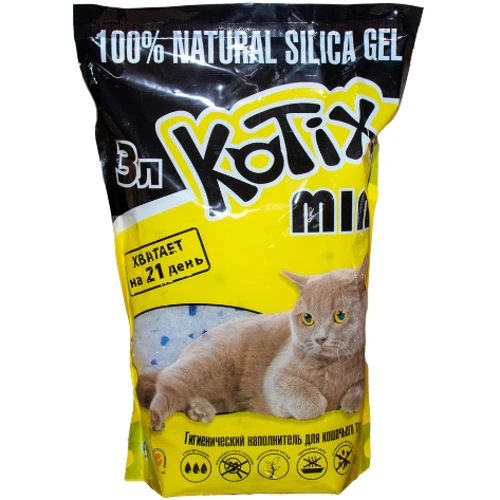 Наполнитель для кошачьего туалета KOTIX 3 л (Kotix 3 МИНИ)