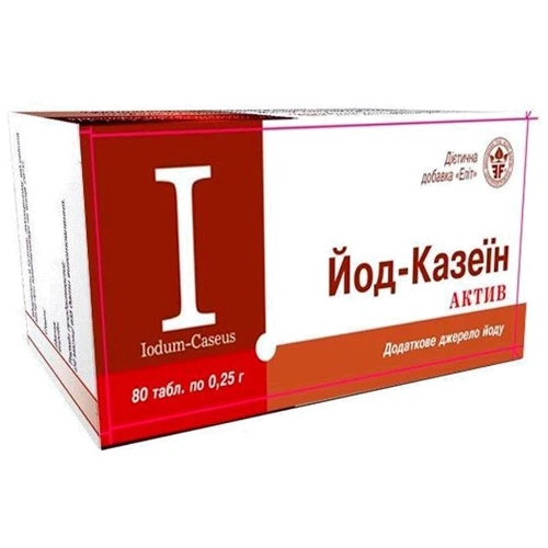 Еліт-фарм Йод - Казеїн Актив 0,25 г № 80