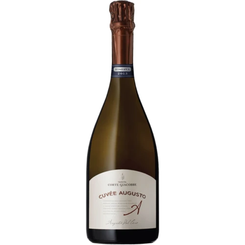 Ігристе вино Tenuta Corte Giacobbe Cuve Augusto Lessini Durello Riserva DOC біле сухе 12.5 % 0.75 (WHS8059617871185)
