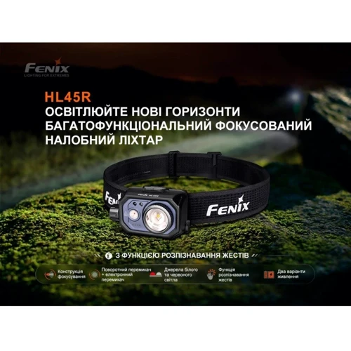 Фонарь туристический Fenix HL45R LED с бесконтактным датчиком (HL45RLED) фото 20