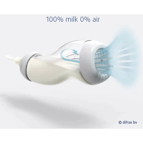 Стеклянная антиколиковая бутылочка Difrax S-bottle Wide с силиконовой соской 310 мл White (737FE White): Материал стекло