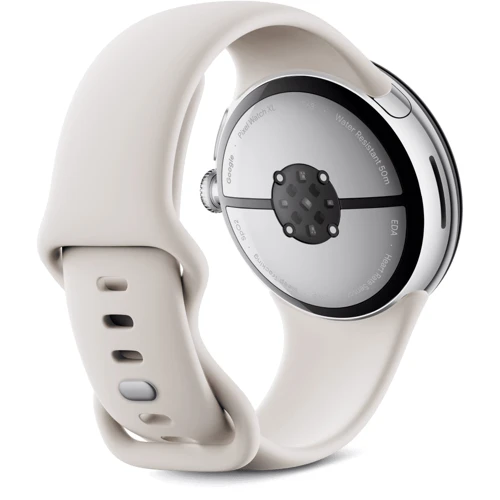 Смарт-часы Google Pixel Watch 3 45mm LTE Polished Silver Aluminum Case with Porcelain Active Band: Дисплей 1.4" AMOLED (456x456) / 320 ppi / Custom 3D Corning Gorilla Glass 5