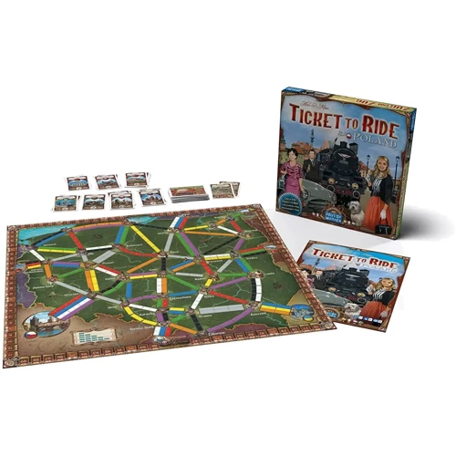 Настольная игра Days of Wonder Ticket To Ride Poland: Map Collection EN НА АНГЛИЙСКОМ ЯЗЫКЕ: Возраст от 8-ми лет