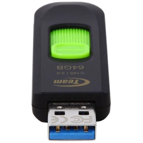 USB-флешка Team 64GB C145 USB 3.0 Green (TC145364GG01): Вага 10 г