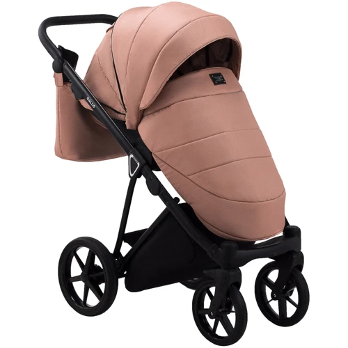 Коляска 2 в 1 Adamex Gallo Thermo GA-4 rose pink: Матеріал коліс резина