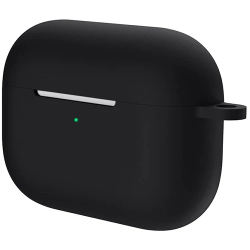 Чехол для наушников TPU Case with Belt Black for Apple AirPods Pro